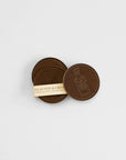 SC Bottle Stamped Leather Coaster Handcrafted by Clayton & Crume